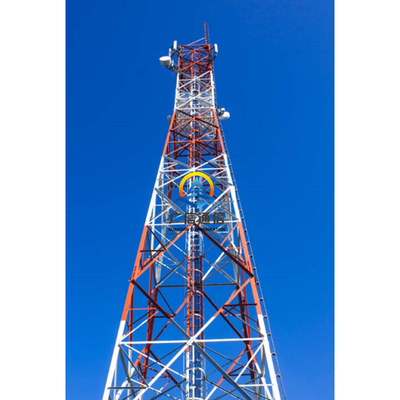 3 Legged Galvanized Steel Tube Telecommunication Tower Communication Lattice