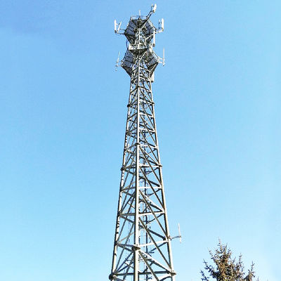 Self Sopprting Lattice Steel Towers Q345 100m Three Legged Tower