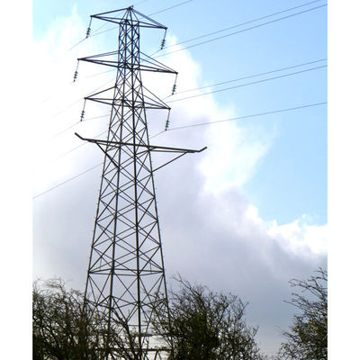 Galvanized Power Transmission Line Tower Q235 Q345 Self Supporting